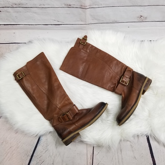 Lucky Brand Shoes - Lucky Brand Buckle Riding Style Boots Size 8.5